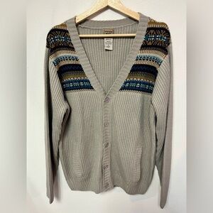 Scandia Woods Vintage Earth Tones Cardigan